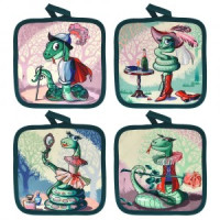 Прихватка Светский образ, 17*17см (кратность 8!!!) HN88-505 Мультидом