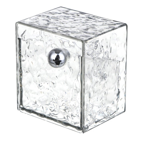 ЮНИLOOK Полка косметическая настенная, 9х8,5х6,5см, PS, прозрачный, ВЗ24-39