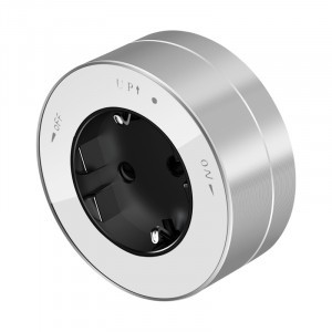 Systeme Electric MuitiTrack роз. 1 мест. ОУ земля круглая 16А/250В Белый MTK13001W