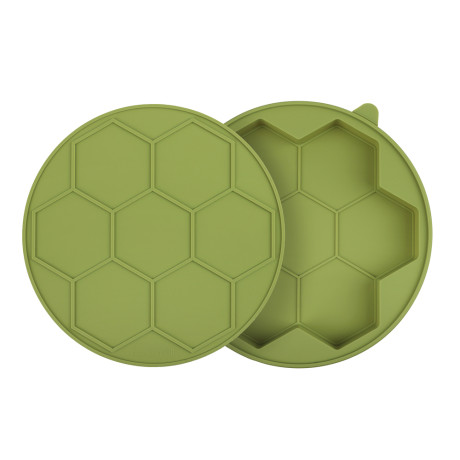 VETTA Форма для выпечки с крышкой для котлет, сырников, оладий 23см, силикон, 3 цвета