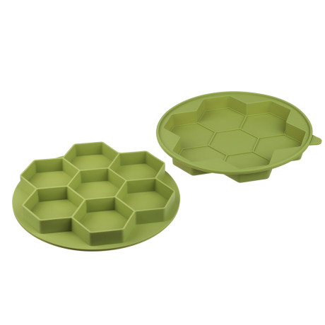 VETTA Форма для выпечки с крышкой для котлет, сырников, оладий 23см, силикон, 3 цвета