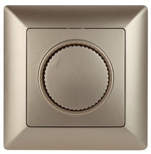 ЭРА Intro Solo диммер СУ 1 мест. (600Вт) ,шампань 4-401-04 53708