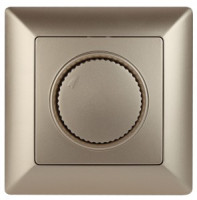 ЭРА Intro Solo диммер СУ 1 мест. (600Вт) ,шампань 4-401-04 53708