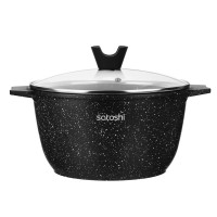 SATOSHI Монфор Казан 24х13,0см, 4,8л, литой алюминий, индукция