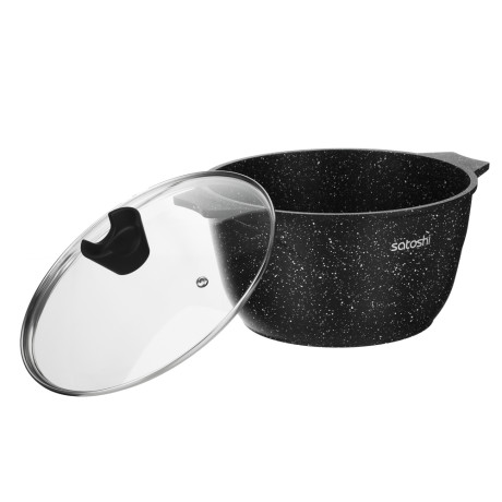 SATOSHI Монфор Казан 24х13,0см, 4,8л, литой алюминий, индукция