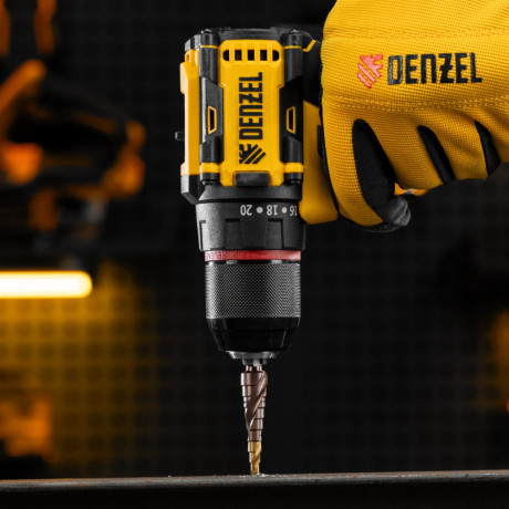 Сверло ступенчатое 4-5-6-7-8-9-10-11-12 мм, Р6М5К5, 6-гр. хвостовик Denzel