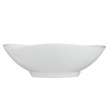 MILLIMI Лилия Салатник, опаловое стекло, 400мл, 15х6см, треугольная форма