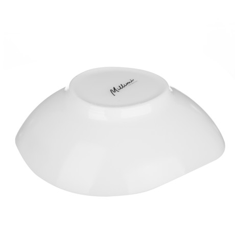 MILLIMI Лилия Салатник, опаловое стекло, 400мл, 15х6см, треугольная форма