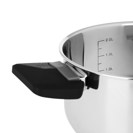 Кастрюля тм SATOSHI Манн 18х10,5см. 2,4л. со стекл. крышкой, индукция