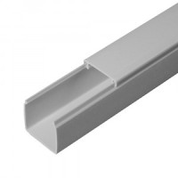 Промрукав Кабель-канал серый 2-й замок в п/э 25х25 (48м/уп) цена за 1м 025430