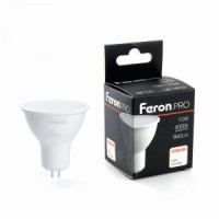 Feron.PRO MR16 GU5.3 230V 10W(860lm) 4000K 4K матовый 57x50 OSRAM LED LB-1610 38159