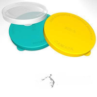 Крышка пластик.под хол. КП-2 цветная КРАСНАЯ (250)