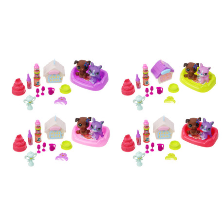 ИГРОЛЕНД Набор игровой, питомцы с аксесс., 27,3х4,8х24 см, PVC, ABS, 2 дизайна