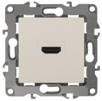 ЭРА 12 мех. роз. СУ HDMI слоновая кость, автоклеммы 12-3114-02 4304