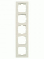 Lezard VESNA рамка СУ 4 мест. (вертик) крем 742-0300-154