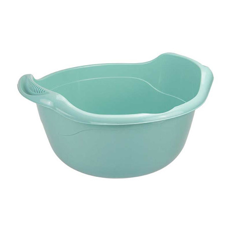 Таз 24л круглый М2508 Морская Волна (5)