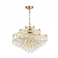 ODEON LIGHT 5073/12 HALL (В 2-Х КОРОБКАХ) ODL24 505 зол./прозр./хруст. Люстра E14 12x40W WAYTA