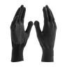 Перчатки Нейлон, ПВХ точка, 13 класс, черные, XL
