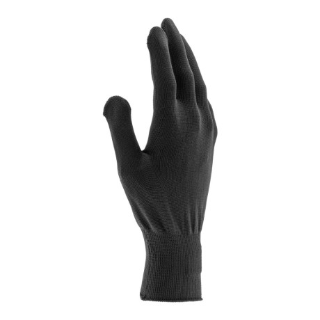 Перчатки Нейлон, ПВХ точка, 13 класс, черные, XL