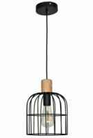 Navigator св-к подвесной 40W E27 черный металл шнур 1000мм 240x285 NLF-P-001-04 93302