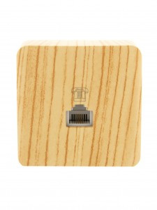 Lezard VIOLA роз. ОУ 1 мест. телеф. евро белёный дуб (корп. ABS) 751-5200-137