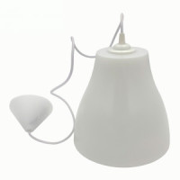 Uniel св-к декоративный Е27 60W пластик/белый d=225мм, UHL-K30A 60W/E27 WHITE РФ