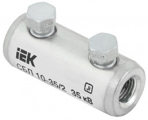 IEK Соединитель болтовой луженый СБЛ 10-35/2 35кВ UCB11-010-035-02-35