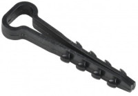 IEK дюбель-хомут d=5-8мм (прямоуг., длина 45мм) нейлон черный (в уп. 100шт) UHH36-5-8-100