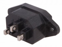 REXANT сет. разъем-гнездо (штепсель перен.) N+E+L (25!) 11-0001