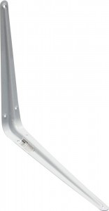 Уголок-кронштейн STAYER "MASTER", 345х300мм, белый (12!!!)