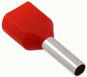 IEK GENERICA наконечник изолир. НШВИ2 1,0-8 красный (100шт) UGN31-008-001-100-G