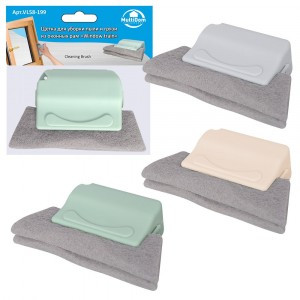 Щетка д/уборки оконных рам "Window train" (кратность 6шт!!!) пластик, войлок VL58-199 Мультидом