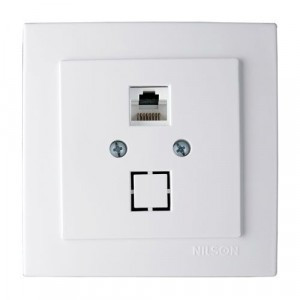 Nilson TOURAN  роз. компьют. СУ 1 мест. бел. (RJ45, кат. 6е) 24111045