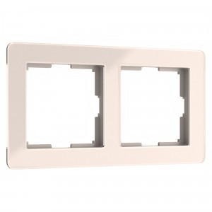 Werkel рамка СУ 2 мест. Acrylic (айвори) W0022743 a060538