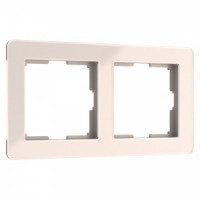 Werkel рамка СУ 2 мест. Acrylic (айвори) W0022743 a060538