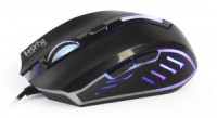 "Мышь игровая проводная Smartbuy RUSH 712 черная, провод 1,2м (SBM-712G-K)