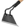 Мотыга усиленная, нержавеющая сталь, 150 х 90 х 1325 мм, деревянный черенок, Сибртех
