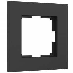 Werkel рамка СУ 1 мест. Slab (черн. матов, поликарб.) W0012908 a062799