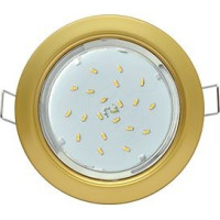 Ecola GX53 H4 св-к  Сатин (Матовое) Золото 38х106 SY53H4ECB (10!)