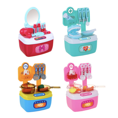 ИГРОЛЕНД Игровой набор профессии, мини, ABS, 4 дизайна