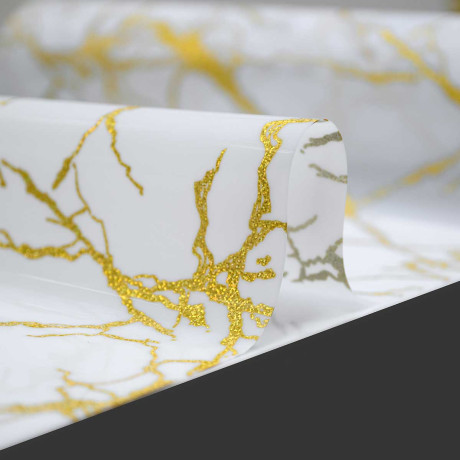 Клеенка Прозрачная 0,65мм*0,6*20м MB-36G С РИСУНКОМ