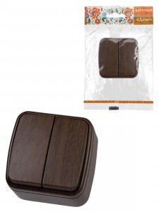 TDM Дача Народная выкл. ОУ 2 кл 10А венге (10!) SQ1824-0042