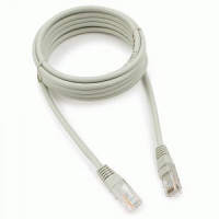 Cablexpert патч-корд медный UTP cat5e, 3м, литой, многожильный (серый)