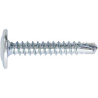 Саморезы 4.2 х 51, с прессшайбой, PH №2, наконечник сверло, оцинкованные 7 шт Шурупь