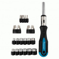 Smartbuy Отвертка реверсивная, 28 бит, SL, PH, TORX, головки, CR-V сталь SBT-SCBS-29P2