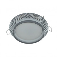 Ecola GX53SP 5375 св-к встраив. СПОТ Сетка матовый Черный/Алюм 110x52 SP531BECB (10!)