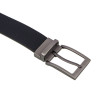 ЮL Ремень мужской двухсторонний, ПУ, металл, 120/130х3,3см, черный, РМ2023-3