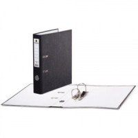 Папка-регистратор BRAUBERG с мраморн. покр., 50 мм, черный корешок 220982