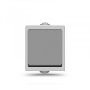 UNIVersal Аллегро выкл. ОУ 2 кл. сер. (пласт. осн., п/герм., IP54) 1280