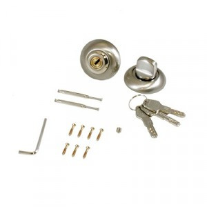 Сантехническая завертка с ключом RENZ BK-K 08 SN/NP никель мат./никель блест. (60,6)